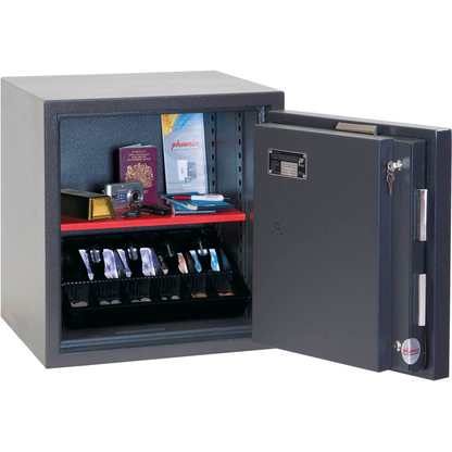 Artikelbild 4 für phoenix Tresor Mercury Sicherheitsstufe 2 nach EN 1143-1 mit Feuerschutz graphitgrau 52,0 x 50,0 x 55,0 cm, Artikelnummer 845012
