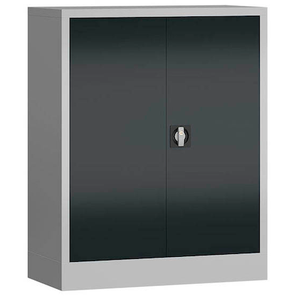 Artikelbild 2 für ClassiX Metallschrank X-530318 anthrazit, lichtgrau 80,0 x 38,0 x 100,0 cm, aufgebaut, Artikelnummer 182198