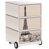 Artikelbild 1 für PAPERFLOW easyBox Business Rollcontainer weiß, bunt 4 Auszüge 39,0 x 43,6 x 64,2 cm, Artikelnummer 215289