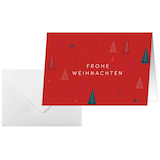 Artikelbild 1 für 25 SIGEL Weihnachtskarten Ruby Pines DIN A6, Artikelnummer 627699