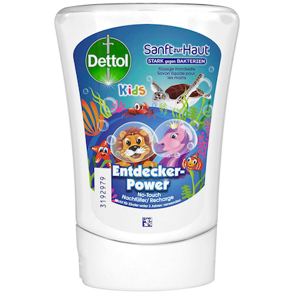 Artikelbild für Dettol NO TOUCH Kids Flüssigseife Nachfüllpackung 250 ml, Artikelnummer 963963