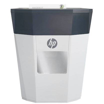 Artikelbild 5 für AKTION: HP OneShred Auto 80CC Aktenvernichter mit Partikelschnitt P-4, 4,3 x 12 mm, bis 80 Blatt, weiß, Artikelnummer 311938