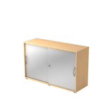 Artikelbild 1 für HAMMERBACHER Schiebetürenschrank 1752S, V1752S/3/S/BM ahorn, silber 1 Fachboden 120,0 x 40,0 x 74,8 cm, Artikelnummer 375784