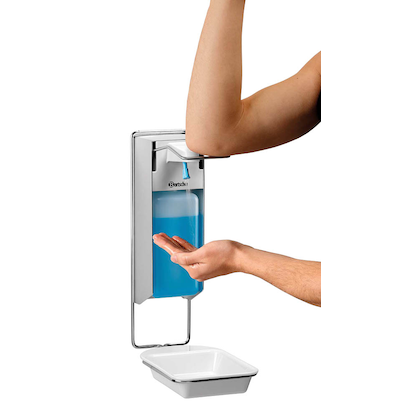 Artikelbild 3 für Bartscher Tropfschale für Desinfektionsmittelspender PS 0,9L-W 850018 weiß Kunststoff, Artikelnummer 426538