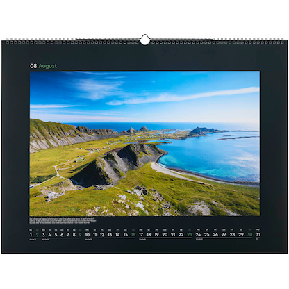 Artikelbild 10 für KUNTH Monats-Wandkalender Hurtigruten 2026, Artikelnummer 575938