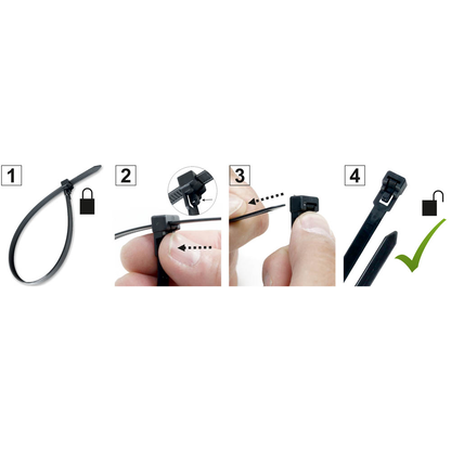 Artikelbild 4 für 75 CON:P Kabelbinder-Set schwarz, Artikelnummer 260632