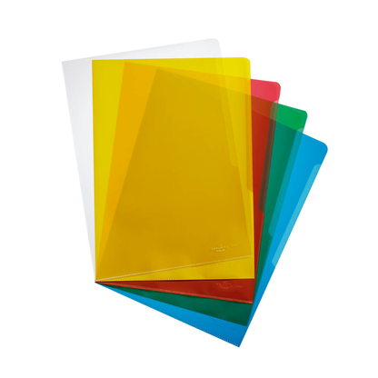 Artikelbild 2 für 100 DURABLE Sichthüllen 2337 DIN A4 farbsortiert genarbt 0,10 mm, Artikelnummer 158196