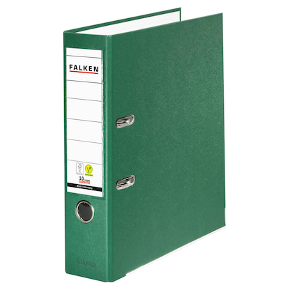 Artikelbild für FALKEN Color Ordner grün Kunststoff 8,0 cm DIN A4, Artikelnummer 871893