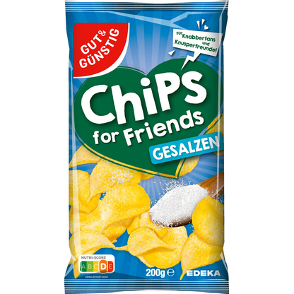 Artikelbild 21 für GUT&GÜNSTIG Salz Chips 200,0 g, Artikelnummer 990483