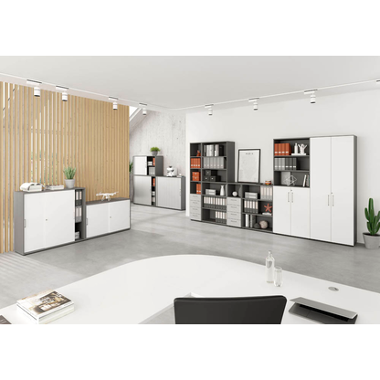 Artikelbild 5 für HAMMERBACHER Aktenregal 934RE grafit 40,0 x 40,0 x 110,0 cm, Artikelnummer 993329