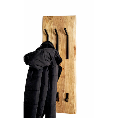 Artikelbild 3 für HAKU Möbel Wandgarderobe 52976 akazie Holz 6 Haken 36,0 x 100,0 cm, Artikelnummer 340259