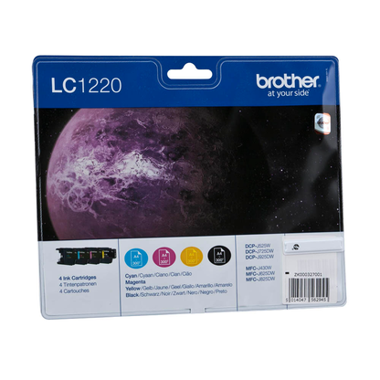 Artikelbild 2 für brother LC-1220BK/C/M/Y schwarz, cyan, magenta, gelb Druckerpatronen, 4er-Set, Artikelnummer 673350