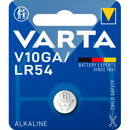 Artikelbild für VARTA Knopfzelle V 10 GA/LR54 1,5 V, Artikelnummer 339224