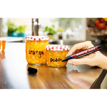 Artikelbild 10 für AKTION: edding 330 Permanentmarker schwarz 1,0 - 5,0 mm, 2 Pack, Artikelnummer 173779