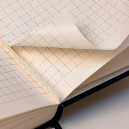 Artikelbild 9 für BRUNNEN Notizbuch KOMPAGNON ca. DIN A5 kariert, schwarz Hardcover 192, davon 16 zum Heraustrennen Seiten, Artikelnummer 457606