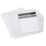 Artikelbild 1 für 10 FolderSys Dokumententaschen DIN A5 transparent genarbt 0,20 mm, Artikelnummer 994434