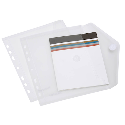 Artikelbild 17 für 10 FolderSys Dokumententaschen DIN A5 transparent genarbt 0,20 mm, Artikelnummer 994434