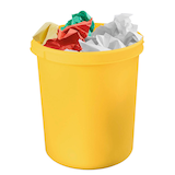 Artikelbild 1 für HAN Klassik XXL Papierkorb 30,0 l gelb, Artikelnummer 443889