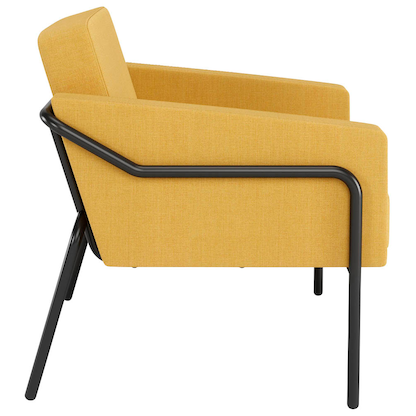 Artikelbild 2 für medso powered by PAPERFLOW Sessel MEDSO L gelb schwarz Stoff, 1 St., Artikelnummer 522601