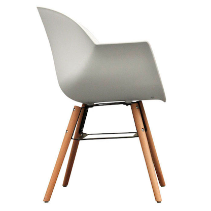 Artikelbild 3 für 2 meet powered by PAPERFLOW Schalenstühle Wiseman CHWISEX2.23.13 weiß Kunststoff, Artikelnummer 516745