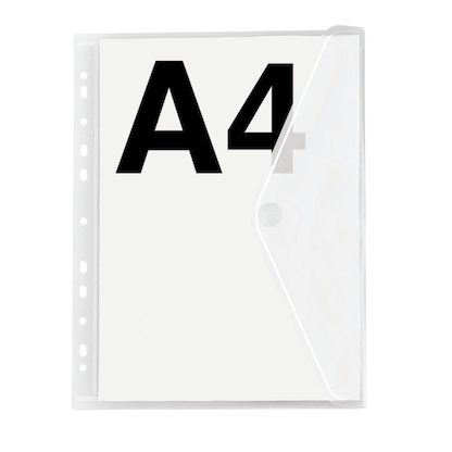 Artikelbild 6 für 10 FolderSys Dokumententaschen DIN A4 transparent genarbt 0,20 mm, Artikelnummer 587949