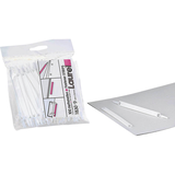 Artikelbild 1 für 100 Laurel Heftstreifen EASY CLIP Abheftstreifen weiß Kunststoff, Artikelnummer 462834