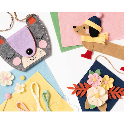 Artikelbild 8 für folia Bastelfilz-Set Rainbow 36-tlg. mehrfarbig, Artikelnummer 130647