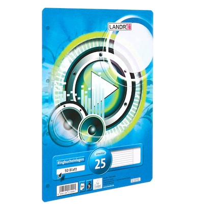 Artikelbild 3 für LANDRÉ® Ringbucheinlage A4 liniert, 50 Blätter, Artikelnummer 298798