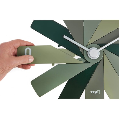 Artikelbild 4 für TFA® Wanduhr 60.3020 CLOCK IN THE BOX grün Kunststoff 400,0 x 37,0 mm, Artikelnummer 337968