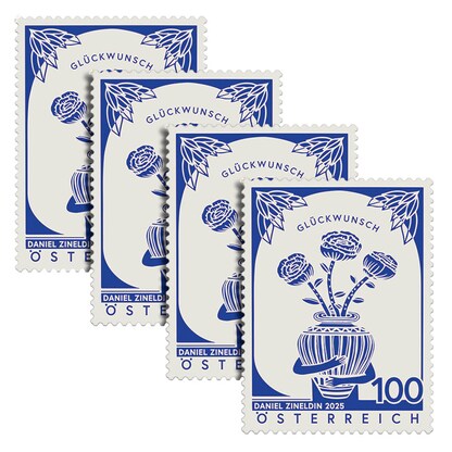 Artikelbild 9 für Porto NEU ab 01.05.2025: Österreichische Post 1,00 € Briefmarken 