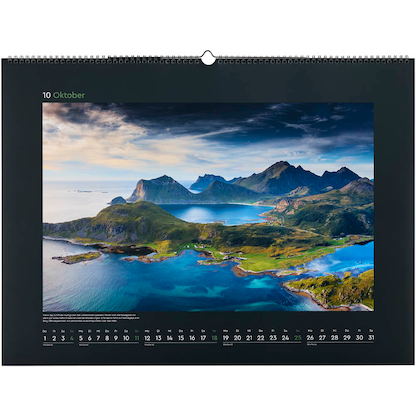 Artikelbild 12 für KUNTH Monats-Wandkalender Hurtigruten 2026, Artikelnummer 575938