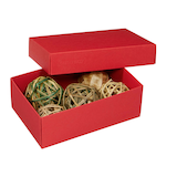 Artikelbild 1 für 3 BUNTBOX M Geschenkboxen 1,1 l rot 17,0 x 11,0 x 6,0 cm, Artikelnummer 303687