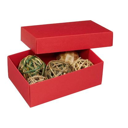 Artikelbild für 3 BUNTBOX M Geschenkboxen 1,1 l rot 17,0 x 11,0 x 6,0 cm, Artikelnummer 303687