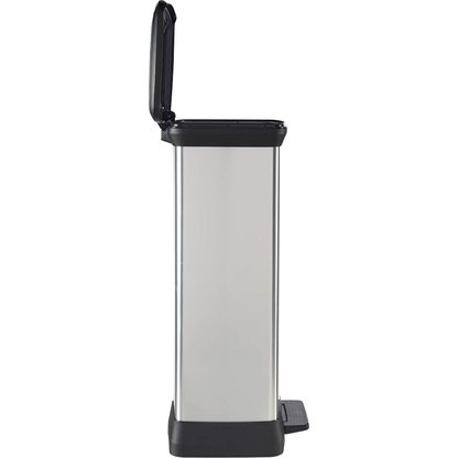 Artikelbild 7 für curver DECOBIN SLIM BIN Mülleimer 50,0 l silbermetallic, Artikelnummer 701134