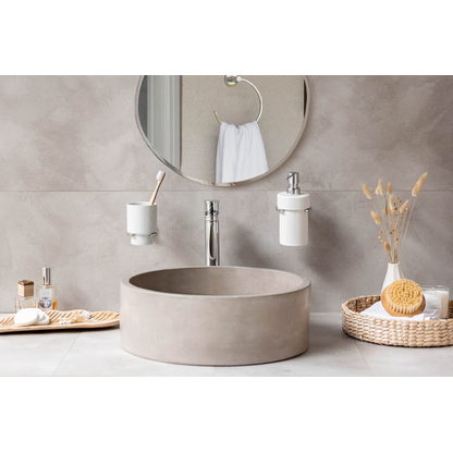 Artikelbild 8 für WENKO Zahnputzbecher Isera silber/weiß, Artikelnummer 807604