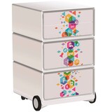 Artikelbild 1 für PAPERFLOW easyBox Business Rollcontainer weiß, bunt 4 Auszüge 39,0 x 43,6 x 64,2 cm, Artikelnummer 214757