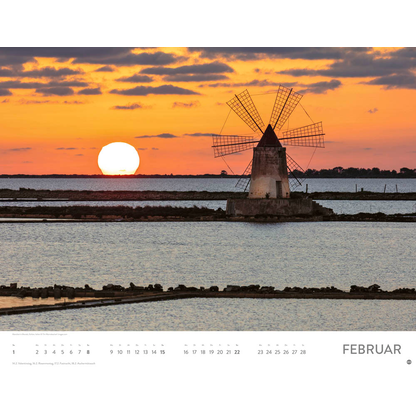 Artikelbild 3 für Heye Monats-Wandkalender Sonnenzauber 2026, Artikelnummer 551137