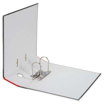 Artikelbild 2 für FALKEN Recycling Ordner rot marmoriert stabile Pappe 8,0 cm DIN A4, Artikelnummer 872251