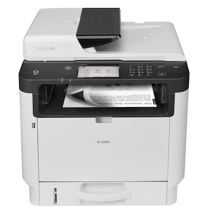 Artikelbild 3 für RICOH M 320FB 4 in 1 Laser-Multifunktionsdrucker grau, Artikelnummer 759882