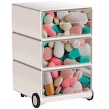 Artikelbild 1 für PAPERFLOW easyBox Business Rollcontainer weiß, bunt 4 Auszüge 39,0 x 43,6 x 64,2 cm, Artikelnummer 214738