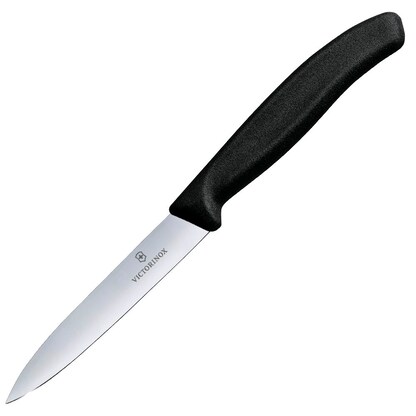 Artikelbild 5 für VICTORINOX Küchenmesser Swiss Classic silber, schwarz, Klinge: 10,0 cm, 1 St., Artikelnummer 258470