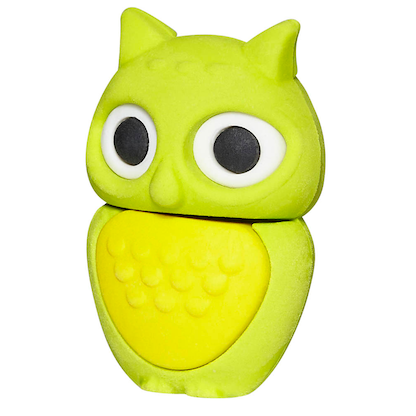 Artikelbild 2 für WESTCOTT Radiergummi für Bleistift Eule grün, 1 St., Artikelnummer 783682