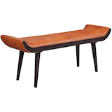 Artikelbild 1 für WOHNLING Sitzbank WL6.014 braun Leder 125,0 cm, Artikelnummer 975875