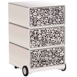 Artikelbild 1 für PAPERFLOW easyBox Business Rollcontainer weiß, bunt 4 Auszüge 39,0 x 43,6 x 64,2 cm, Artikelnummer 215206