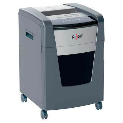 Artikelbild 2 für Rexel XP512+ Aktenvernichter mit Partikelschnitt P-5, 2 x 15 mm, bis 12 Blatt, grau, Artikelnummer 255824
