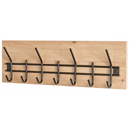 Artikelbild 3 für HAKU Möbel Wandgarderobe 54440 eiche Holz 7 Haken 60,0 x 20,0 cm, Artikelnummer 340469