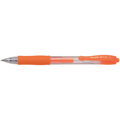 Artikelbild 15 für PILOT G2 Gelschreiber neonorange 0,4 mm, Schreibfarbe: orange, 1 St., Artikelnummer 170917