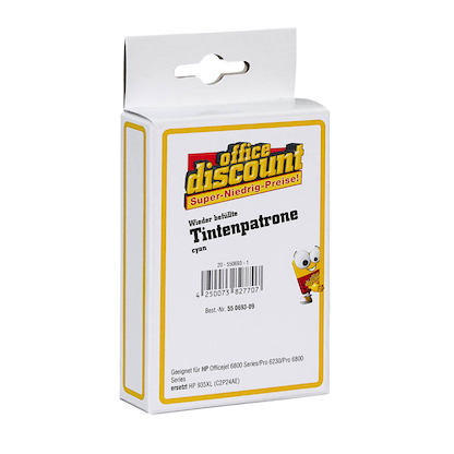 Artikelbild 2 für office discount cyan Druckerpatrone kompatibel zu HP 935XL (C2P24AE), Artikelnummer 550693