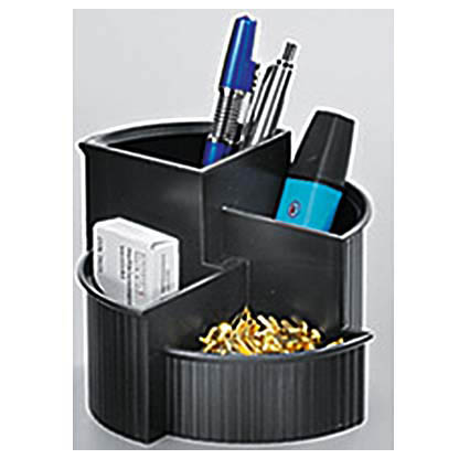 Artikelbild 16 für helit Stiftehalter Linear schwarz Kunststoff 4 Fächer 14,0 x 14,0 x 10,0 cm, Artikelnummer 807610