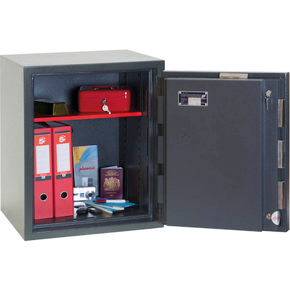 Artikelbild 5 für phoenix Tresor Mercury Sicherheitsstufe 2 nach EN 1143-1 mit Feuerschutz graphitgrau 52,0 x 50,0 x 65,0 cm, Artikelnummer 845002